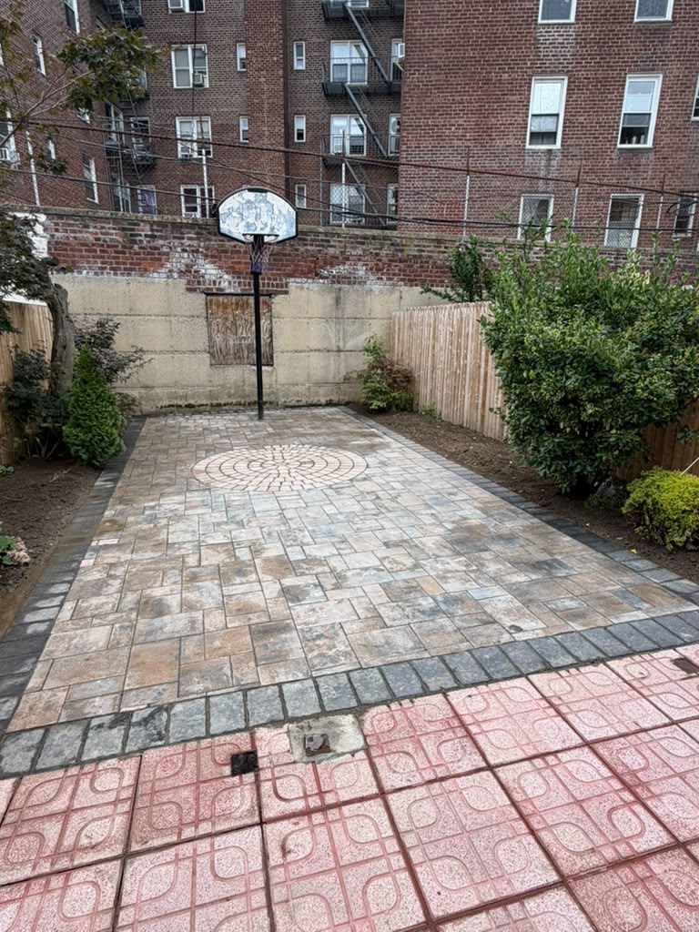 Pavers installed, final product